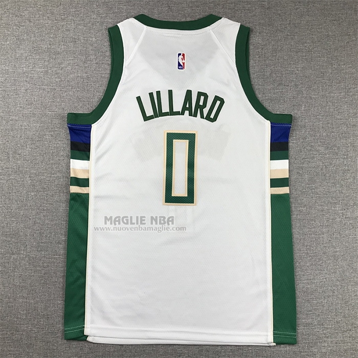 Maglia
 Damian Lillard NO 0 Bambino
 Milwaukee Bucks Association 2022-23 Bianco
